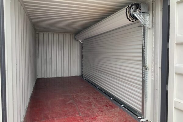 Conteneur de stockage 20 pieds avec grande porte roulante
