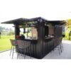 Conteneur bar extérieur amovible 8 x 2 mètres 26ft
