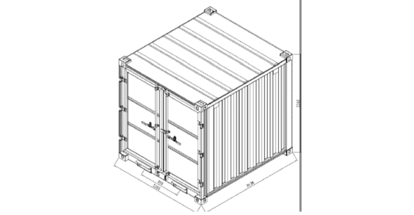 Container 8 pieds Neuf