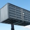 Container de stockage 20 pieds Open Side – Noir