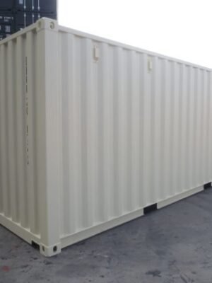 Container 20 Pieds Blanc crème 1er voyage (Neuf)